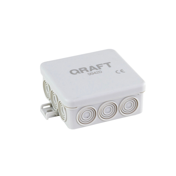 Kopplingsdosa 85 x 85 x 37 mm Qraft